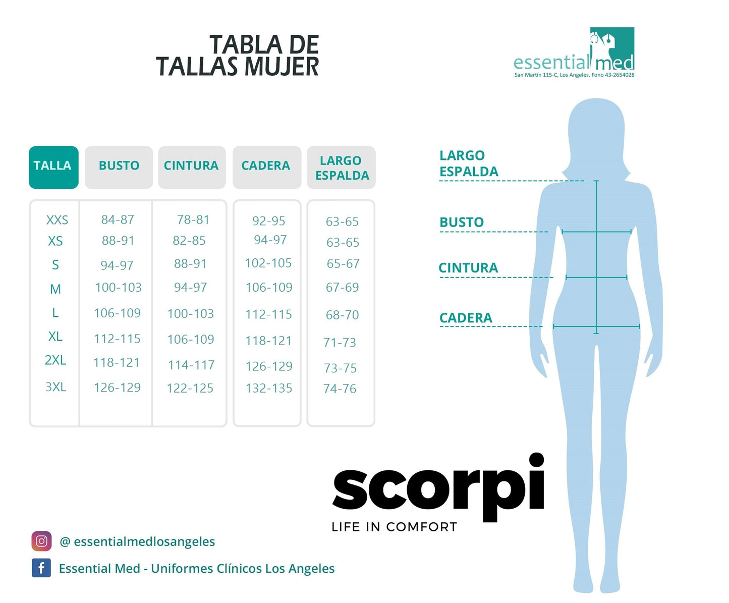 POLERA SCORPI COMFORT MT-02 AZUL MARINO