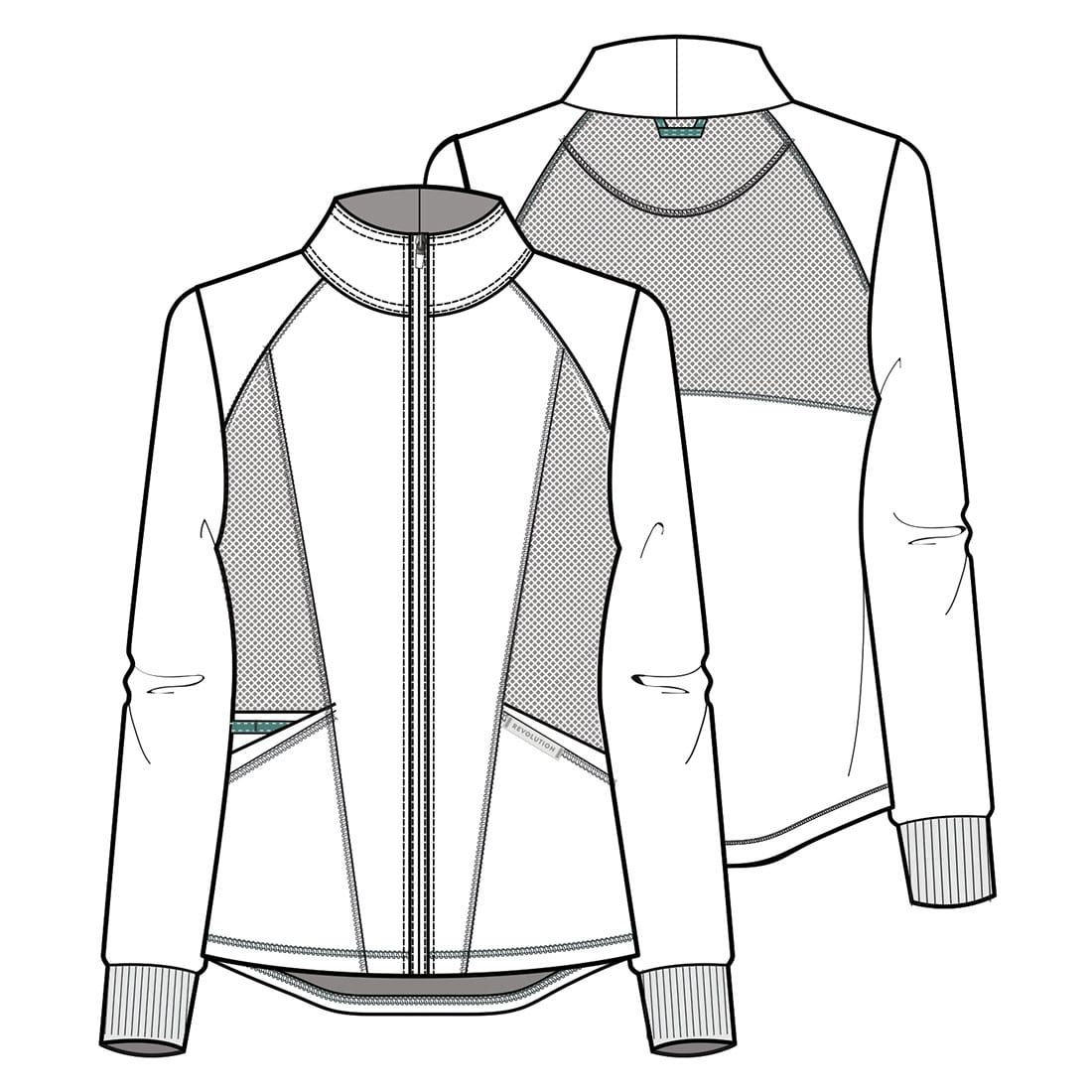 CHAQUETA CHEROKEE REVOLUTION WW301 AZUL REY