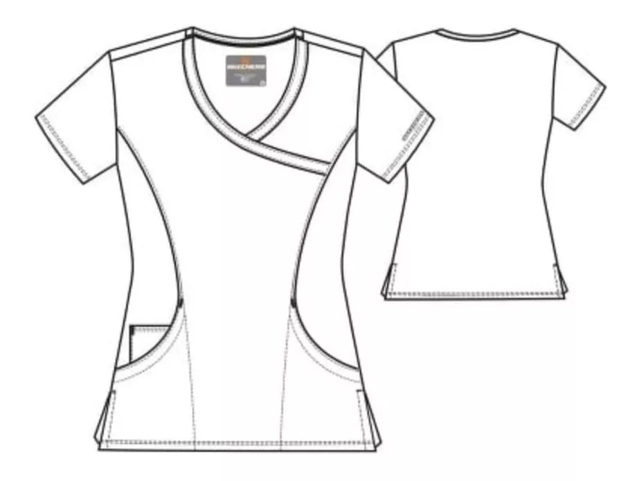 POLERA SKECHERS COMFORT STRECH SK102 AZUL REY