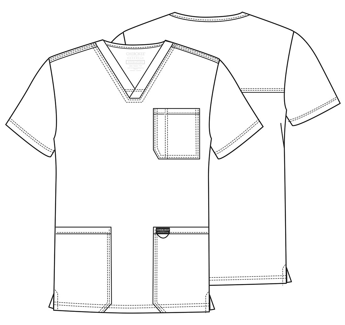 POLERA CHEROKEE REVOLUTION WW670 GRIS CLARO GRY